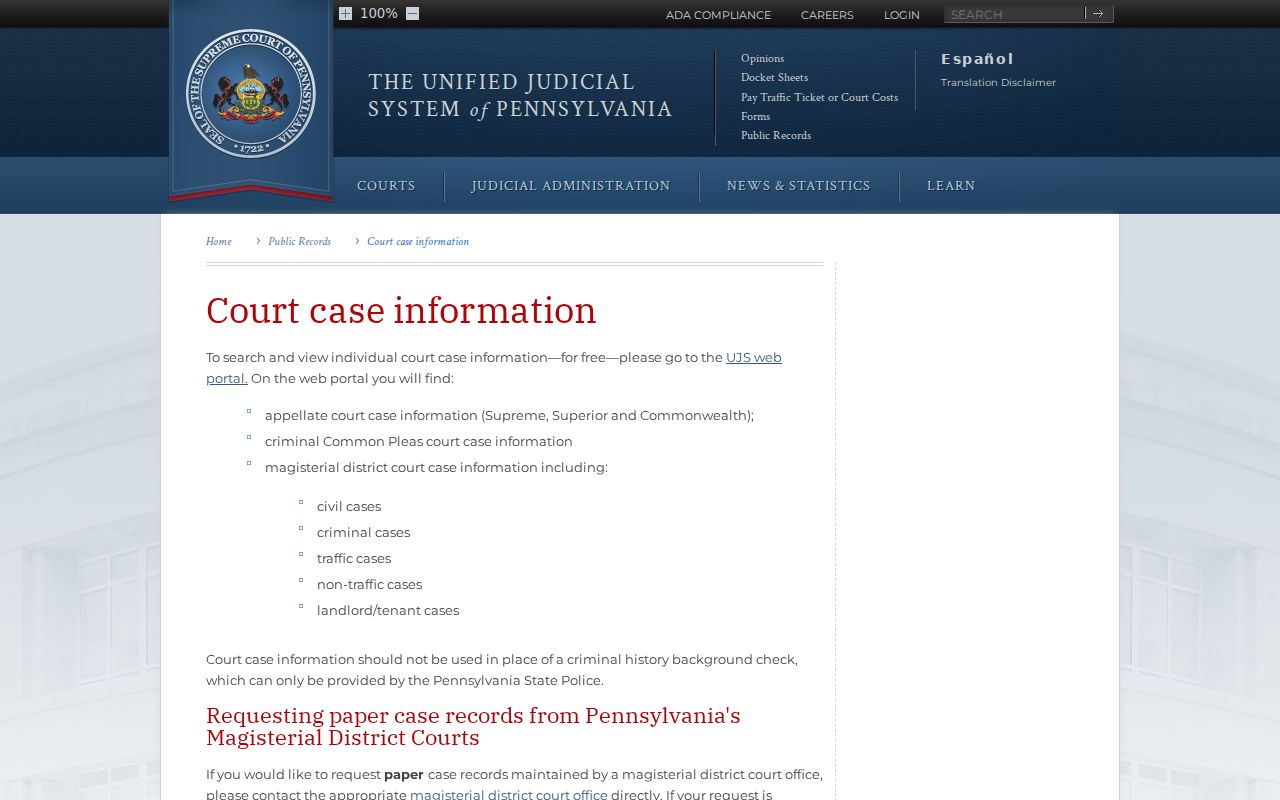 Washington County criminal court case coverage information